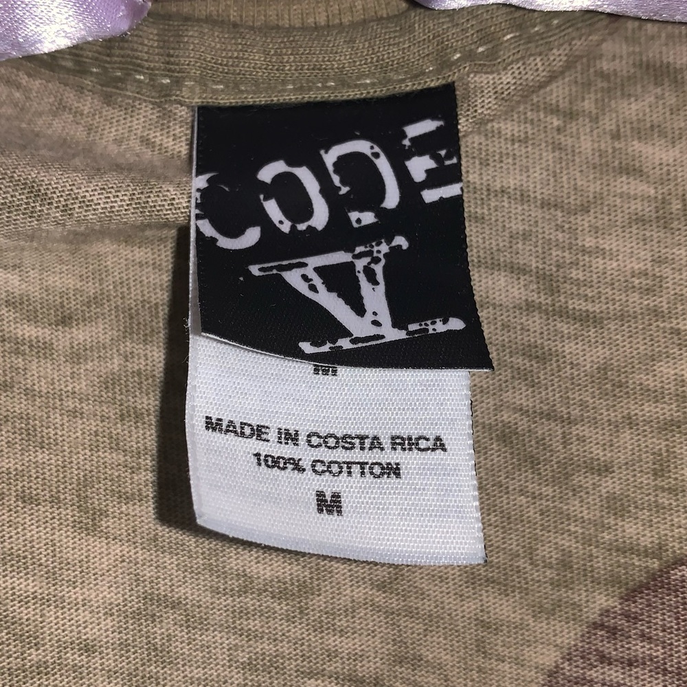 Code V Army Fatigue Camo Short Sleeve Tee Shirt - Medium - Picture 4 of 5